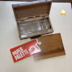 油絵パレットとケースのサムネイル