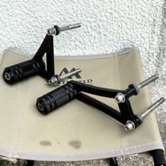 かんたん アニキステップ 艶消しブラック スポーツスター 純正マフラー用のサムネイル