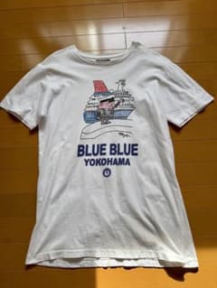 ハリウッドランチマーケット ブルーブルー 横浜 Tシャツ ホワイト サイズ3のサムネイル