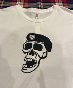 レア USA製 S DOUBLE stussy tシャツ ホワイト スカル - メルカリ