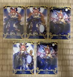 fgoアーケード 玉藻の前 再臨セット ノーマル 5枚 - メルカリ