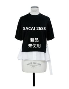 トップス sacai 26SS Poplin x Cotton Knit 2 sacai 26SS Poplin x Cotton Knit 2 - メルカリ