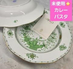 未使用⭐ヘレンド インドの華 深皿 ディププレート①⭐カレー、パスタ