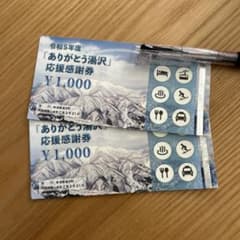 ありがとう湯沢応援感謝券【9枚】のサムネイル