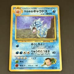 ポケモンカード 旧裏 サカキのギャラドス 闇からの挑戦 キラ