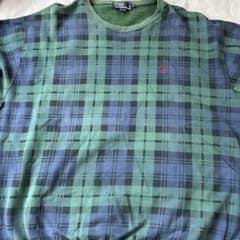 Polo by Ralph Lauren チェック柄 スウェット XL - メルカリ