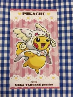 ポケモンセンター ポンチョを着たピカチュウ タブンネ ポストカードのサムネイル