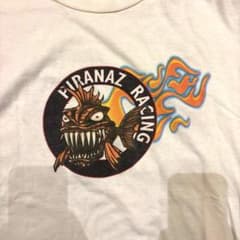 90s 両面プリントTシャツ L USA製 Piranaz Racing古着のサムネイル