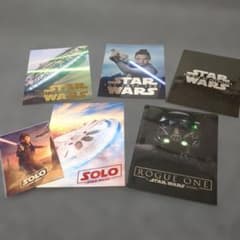 STAR WARS 스타 워즈 영화 브로셔 5권 세트 + 엽서