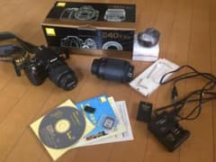 値下げします  Nikon D40X kit & AF-S 55〜200mmのサムネイル