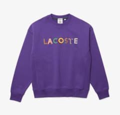 【LACOSTE L!VE】マルチカラーネームステッチクルーネックスウェットのサムネイル