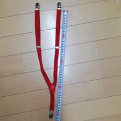 子供用　サスペンダー　赤色のサムネイル