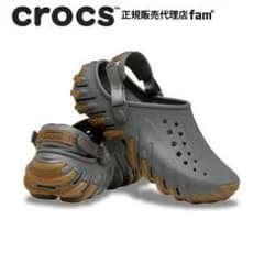 週末セール【未使用品】クロックス　エコー ガム RO クロッグ　27 　グレー 週末セール【未使用品】クロックス エコー ガム RO クロッグ 27 グレー