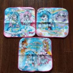 プリキュア ハンカチ 3枚セットのサムネイル