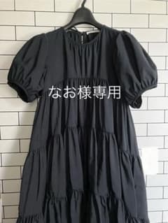極美品 cecilie bahnsen セシリーバンセン ワンピース 黒 - メルカリ