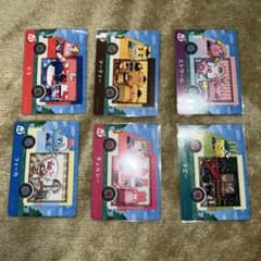 匿名配送 サンリオ コンプ 6枚 どうぶつの森 amiibo アミーボカードのサムネイル