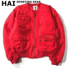 HAI SPORTING GEAR マルチポケット ボンバージャケット M - メルカリ