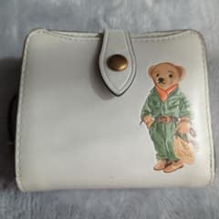 ポロ　ラルフローレン　ポロベア　二つ折り財布　中古のサムネイル