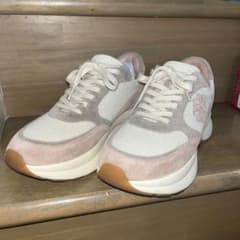 新品 トリーバーチ キックスニーカー スニーカー ベージュ ピンク 