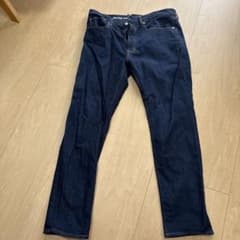 リラックススリム ダークブルー デニムパンツ サイズ83.5のサムネイル
