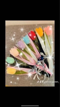＊あみぐるみ＊　チューリップ単品ラッピングのサムネイル