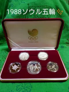 【無色透明さま専用】1988年 ソウルオリンピック 記念メダル ５枚セットのサムネイル