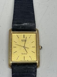 B5874 希少 稼動品 SEIKO DOLCE スクエア型 80年代 - メルカリ