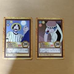 ワンピースカードダス バギーシャンクス2枚セット - メルカリ