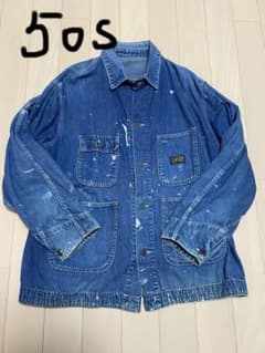 50sヴィンテージ デニムカバーオール Sanforized リアルワーク - メルカリ