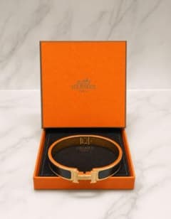 HERMES エナメルブレスレット クリックHH ゴールド T5 - メルカリ
