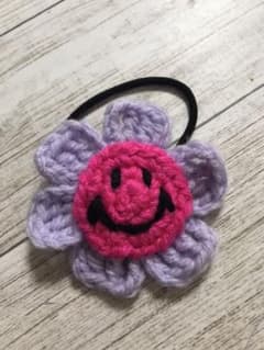 お花ニコちゃんヘアゴム(^^)のサムネイル