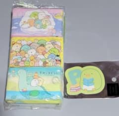 스미코구라시 노트 포켓 티슈 펭귄? 스티커 스티커