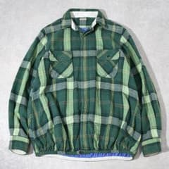 キャピタル KAPITAL ヘビーネル 二重 ネルシャツ ブルゾン 2 グリーン キャピタル KAPITAL ヘビーネル 二重 ネルシャツ ブルゾン 2 グリーン