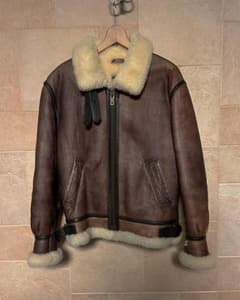 希少サイズ ヴィンテージ B3 フライトジャケット ムートン コート 36