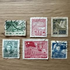 中国切手 6種セット - メルカリ