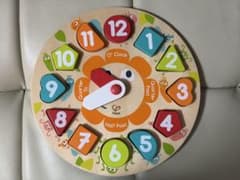 Hape Chunky Clock Puzzle 時計パズルのサムネイル