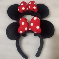 ミニーマウス カチューシャ 2個セットのサムネイル