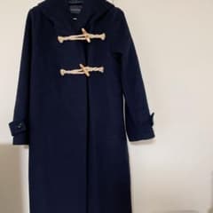 mizuiroind ロングダッフルコート ダッフルロングコート 紺色 ネイビー