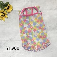 犬服ハンドメイド メッシュキャミワンピ | Mercari