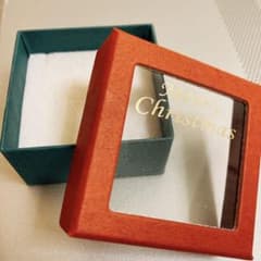 クリスマス 指輪 ケース /プレゼント 箱 ボックス アクセサリー 赤 緑のサムネイル