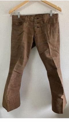 NEMETH ネメス　グレンチェック柄　立体裁断クロップドパンツのサムネイル