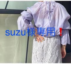 パフスリーブシアーブラウス　visのサムネイル