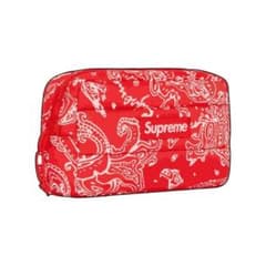 supreme Puffer Pouch Red Paisiley / Freeのサムネイル