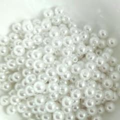 １０００個♪６mm 穴あり　パールのサムネイル