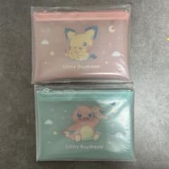 ポケモン　Little Daydream ミニクリアポーチ　ヒトカゲ　ピチューのサムネイル