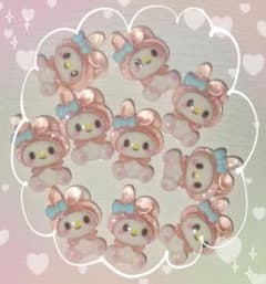 My Melody Nail Art Parts, Set of 10, High Quality