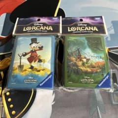 Disney LORCANA 公式カードスリーブ 2種セット ロルカナ ドナルドのサムネイル