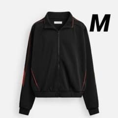 ZARA ザラ レトロサッカー ジャケット Mサイズ - メルカリ