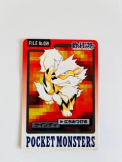 ポケモン カード ウインディ FILE No.059 1997年 ポケモンカード ウィンディ FILE No.059 - メルカリ