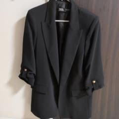 ZARA　ロールアップスリーブブレザー　Sサイズのサムネイル
